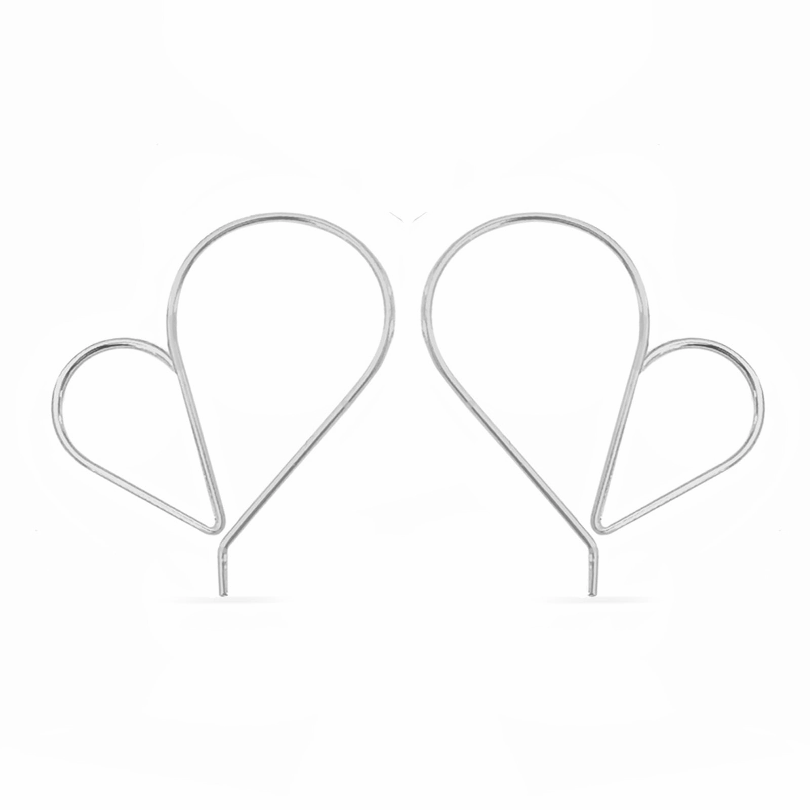 Tall Amora Hoops - Sterling Silver Decorative Accent