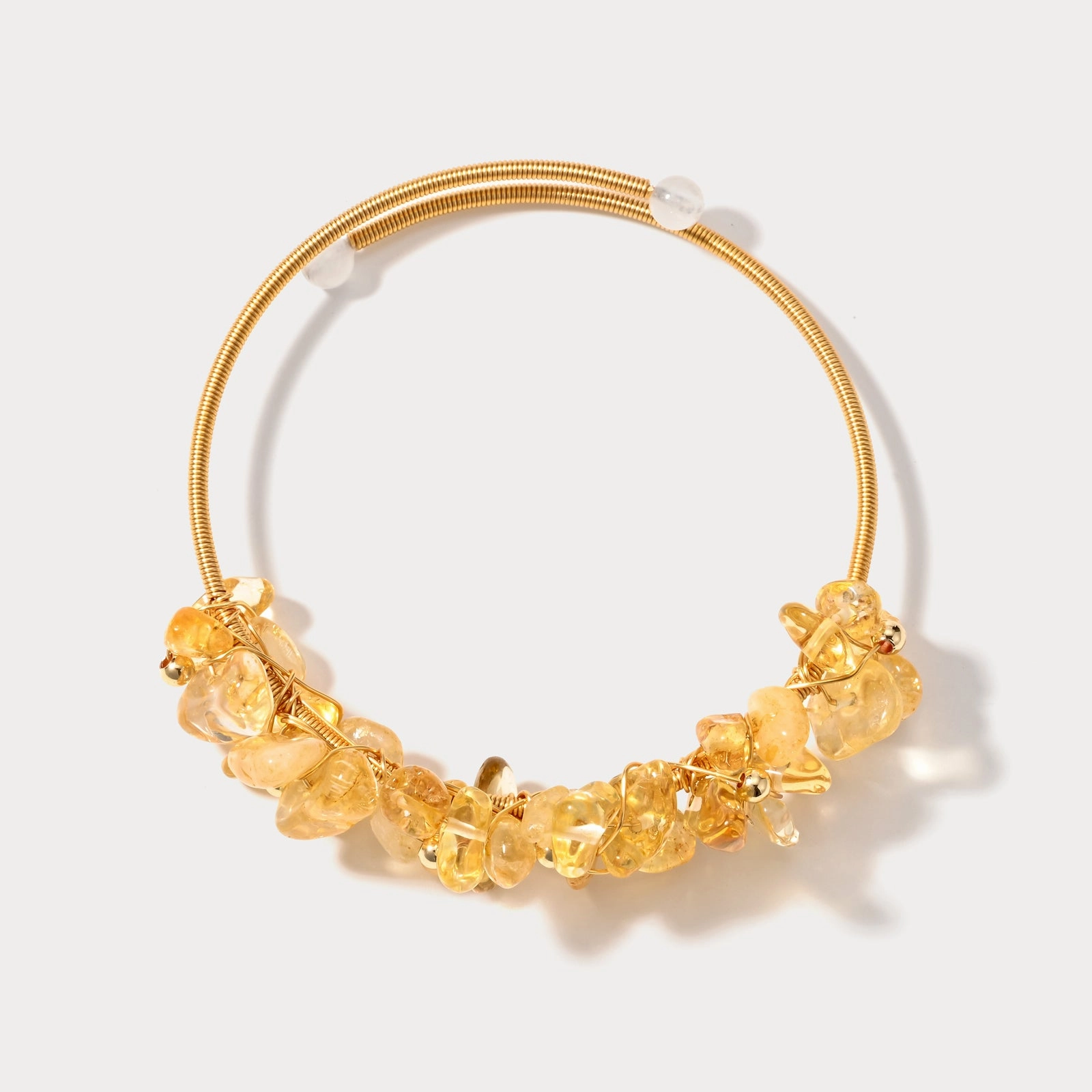 Contemporary Vision Adult Favorite Citrine Bracelet Cuff