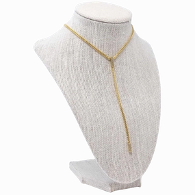 For Luck Juju Pave Lariat *gold   silver*