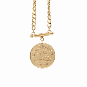 Coca-Cola? Coin Necklace Teacher Present Value Item