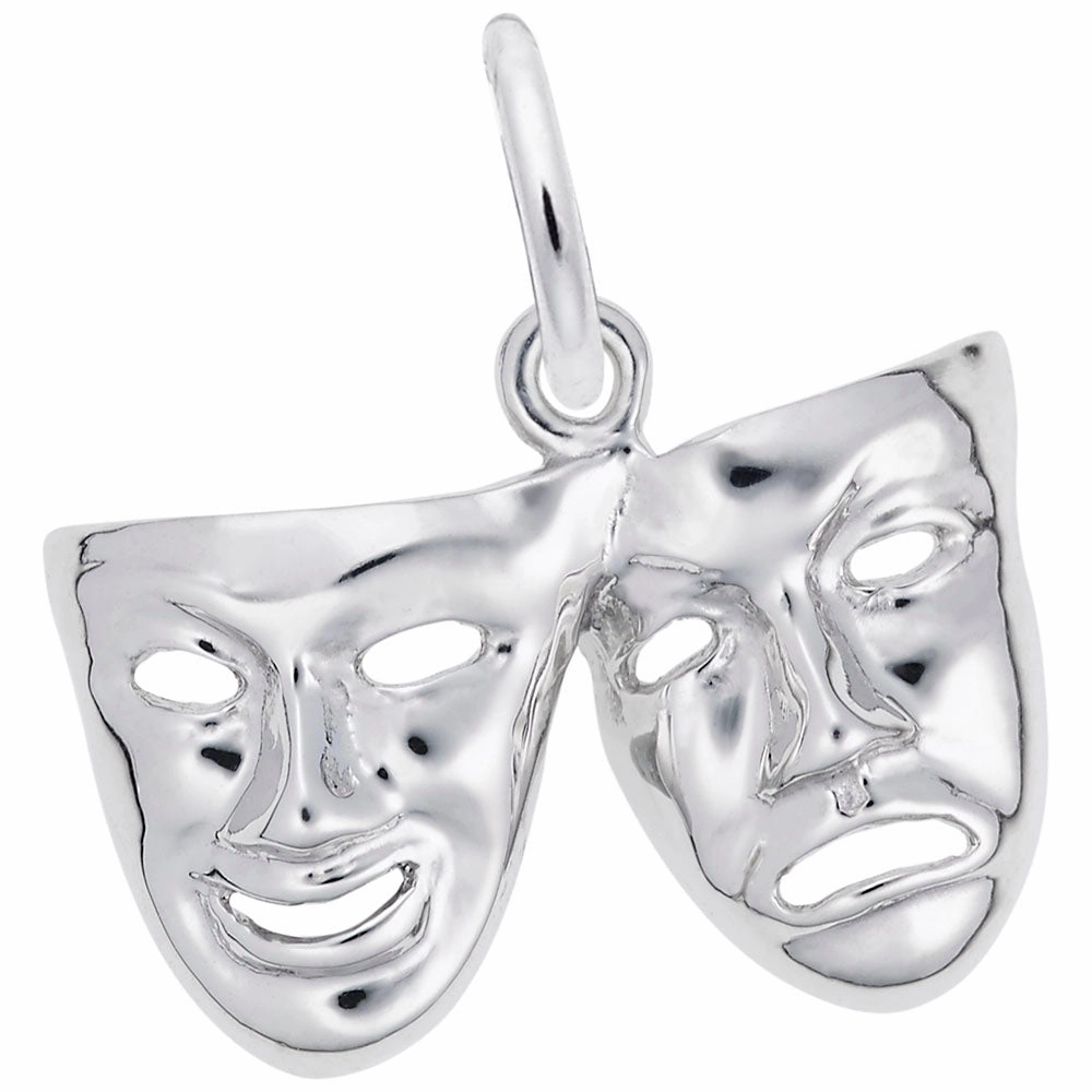 Comedy & Tragedy Masks Charm Effortless Glimmer