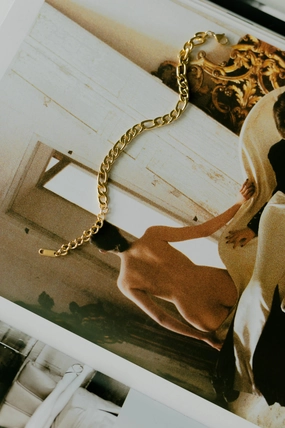 Conversation starter Heavenly Regard Cuban Link Bracelet