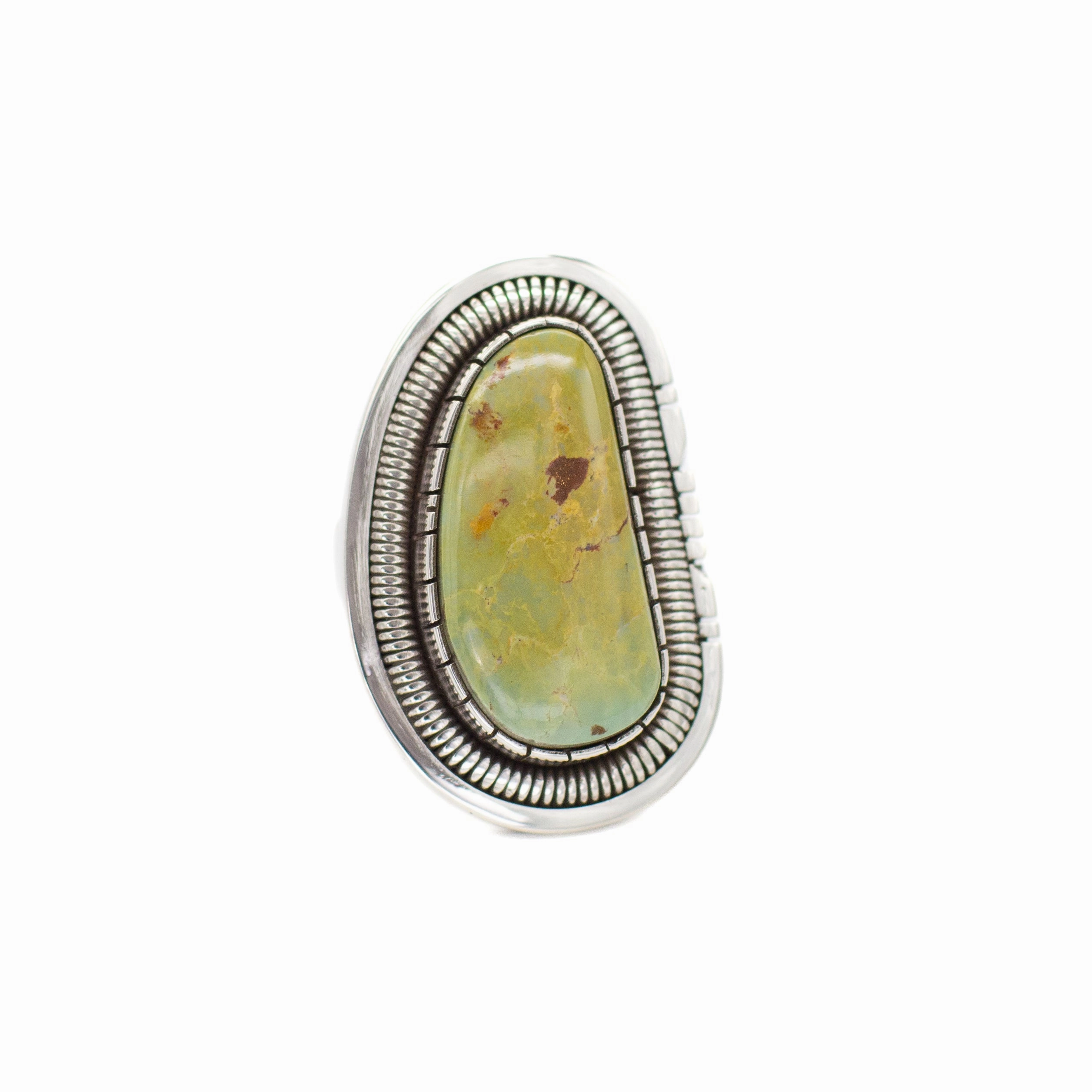 Season Match Walter Vandaver Navajo Handmade Sterling Silver Turquoise Ring