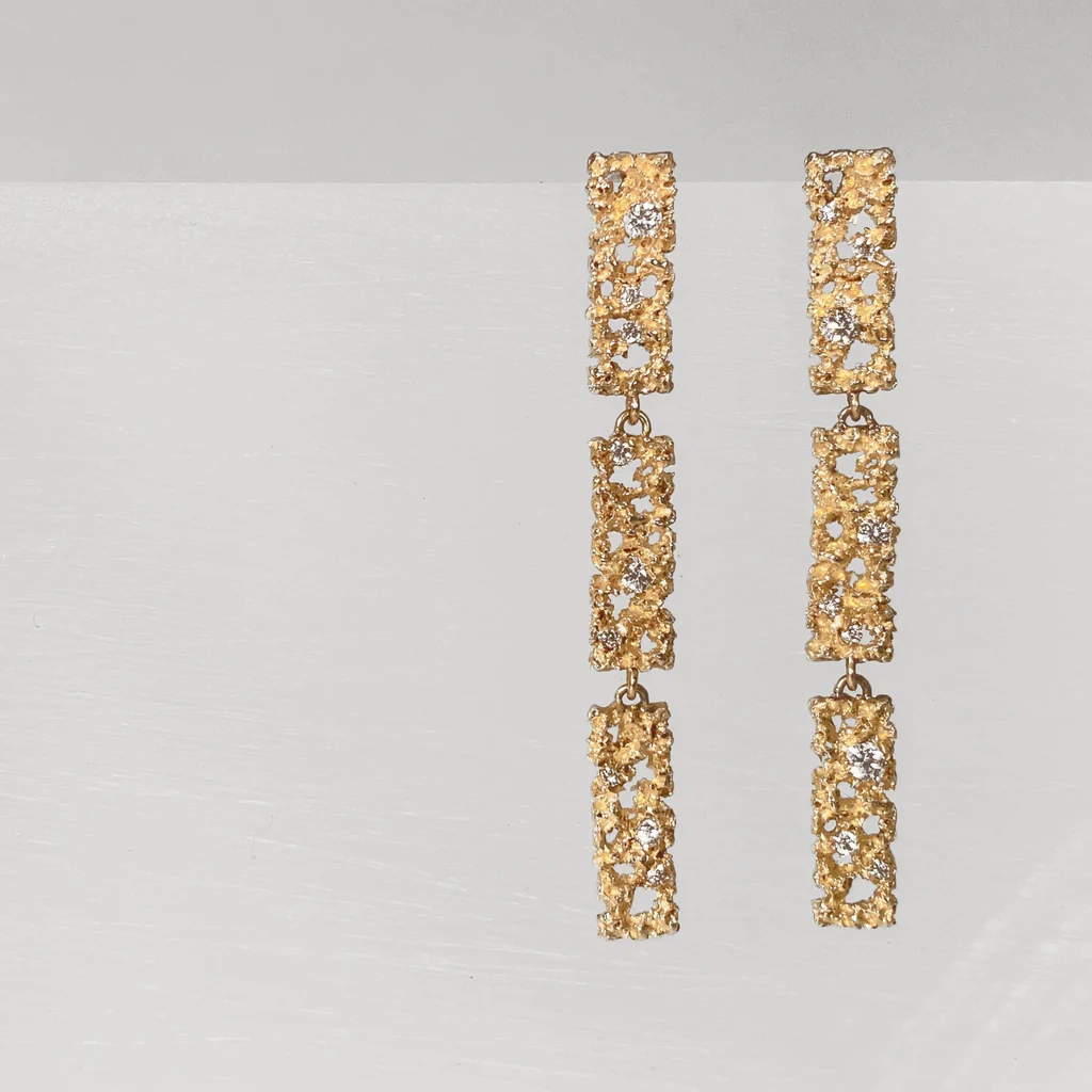 Evening Jewelry Cosmos 3  - 14k Gold   Diamonds