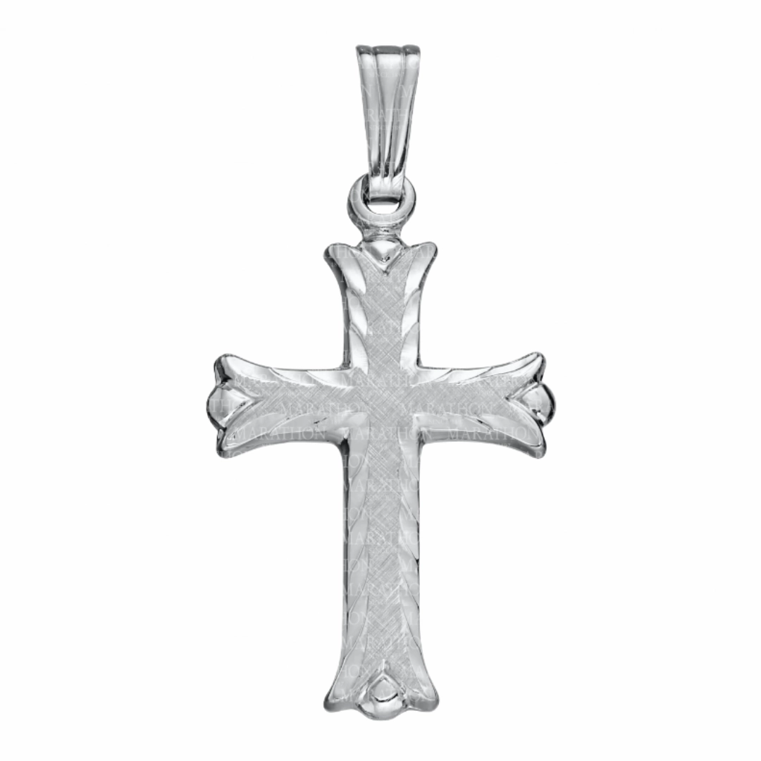 Sterling Silver Florentine Engraved Cross Necklace Stylish pieces Graceful Vibe