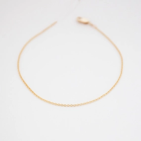 Cable Chain Bracelet - 14K Solid Gold Beloved Accessory Sentimental Touch