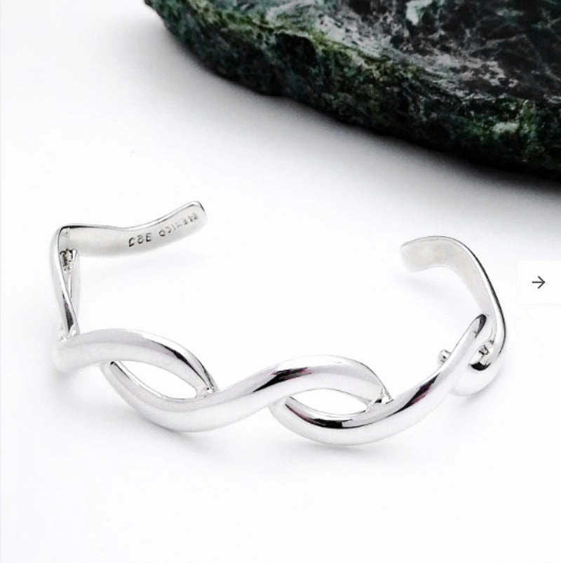 Gleaming Detail Daily Look Via Taxco Fancy Shape Cuff