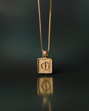 Enneagram Type One Necklace Dainty Accent