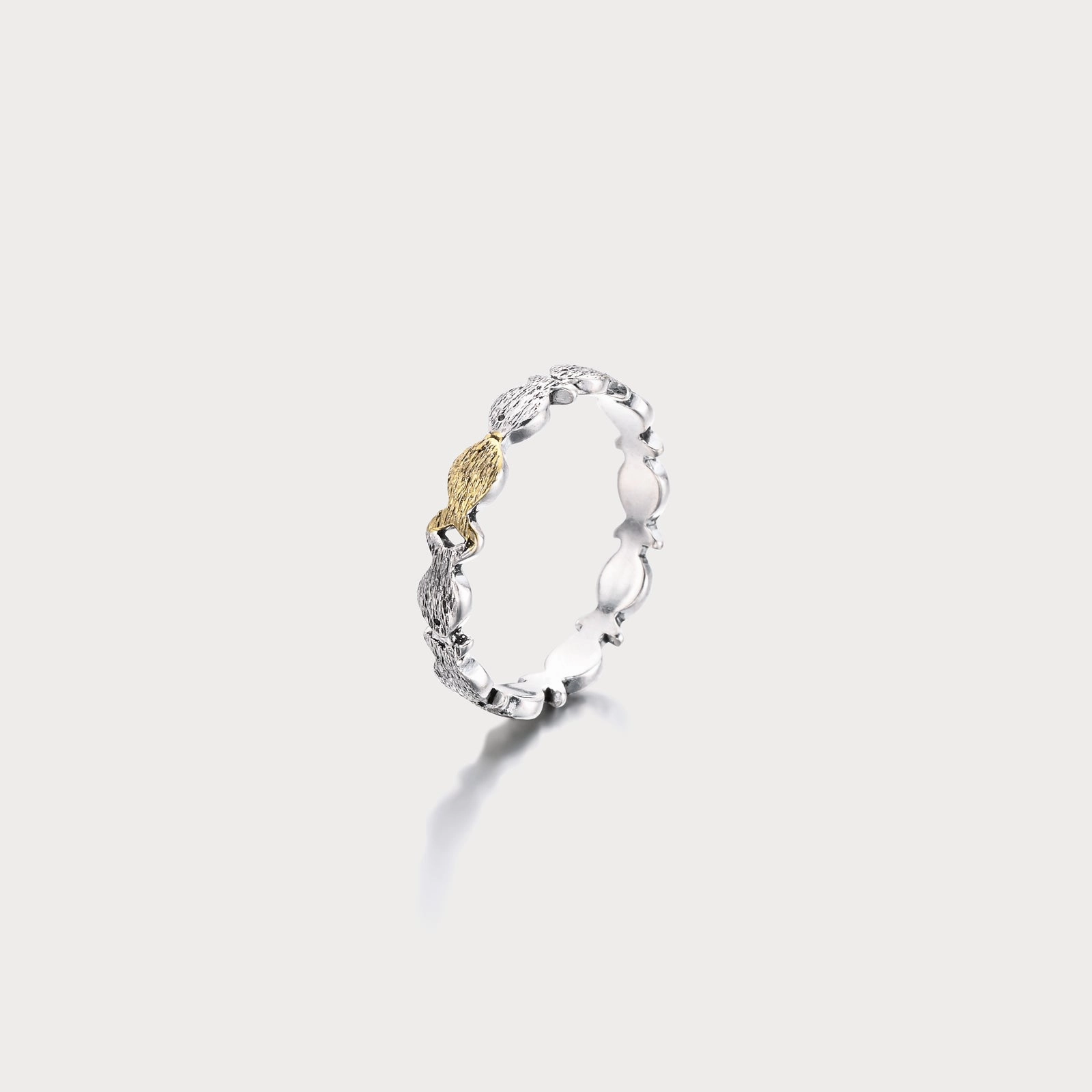 Silver Fish Ring Understated Elegance