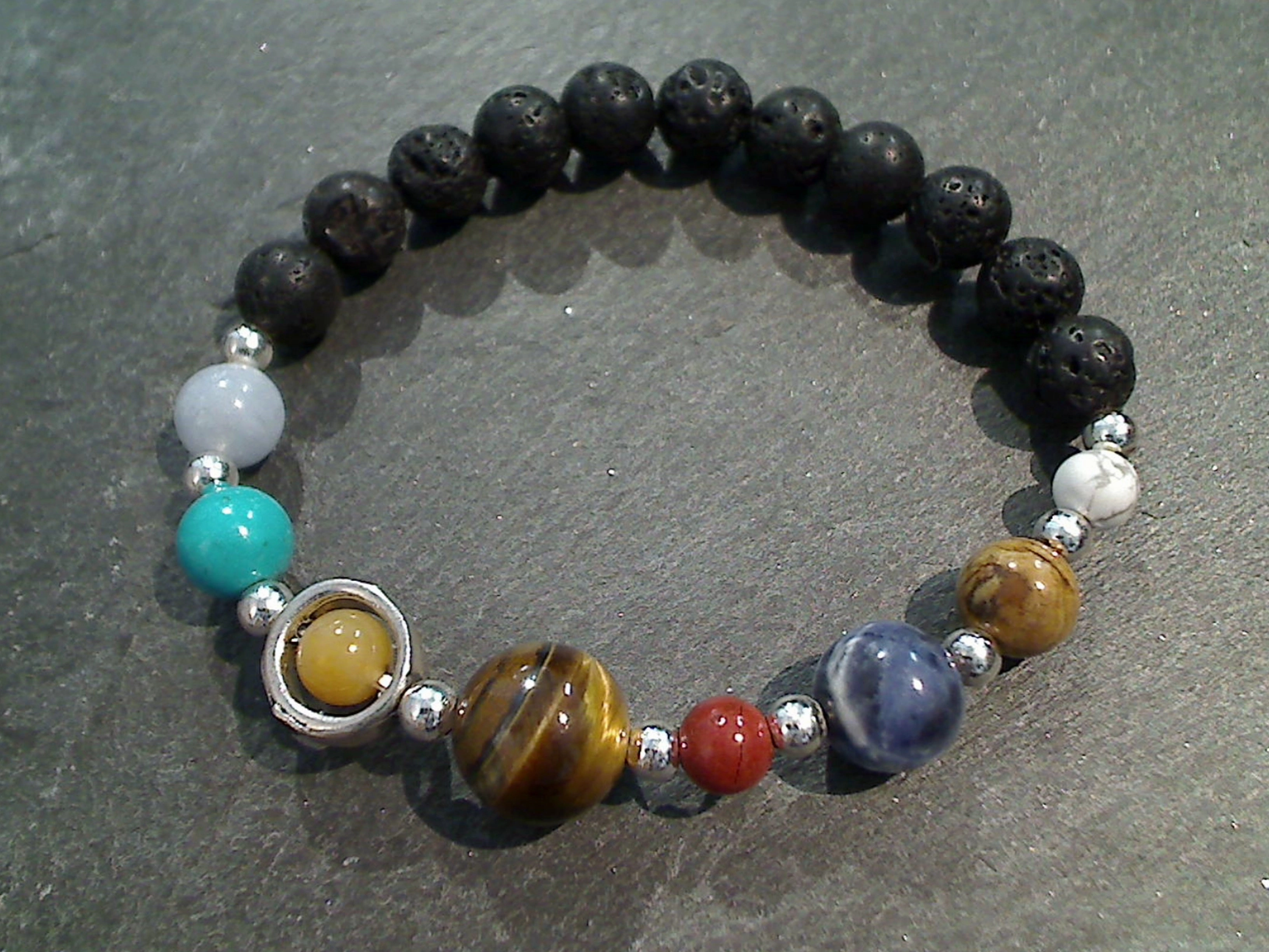 Solar System Stretch Bracelet Ethically Sourced Graduate Present