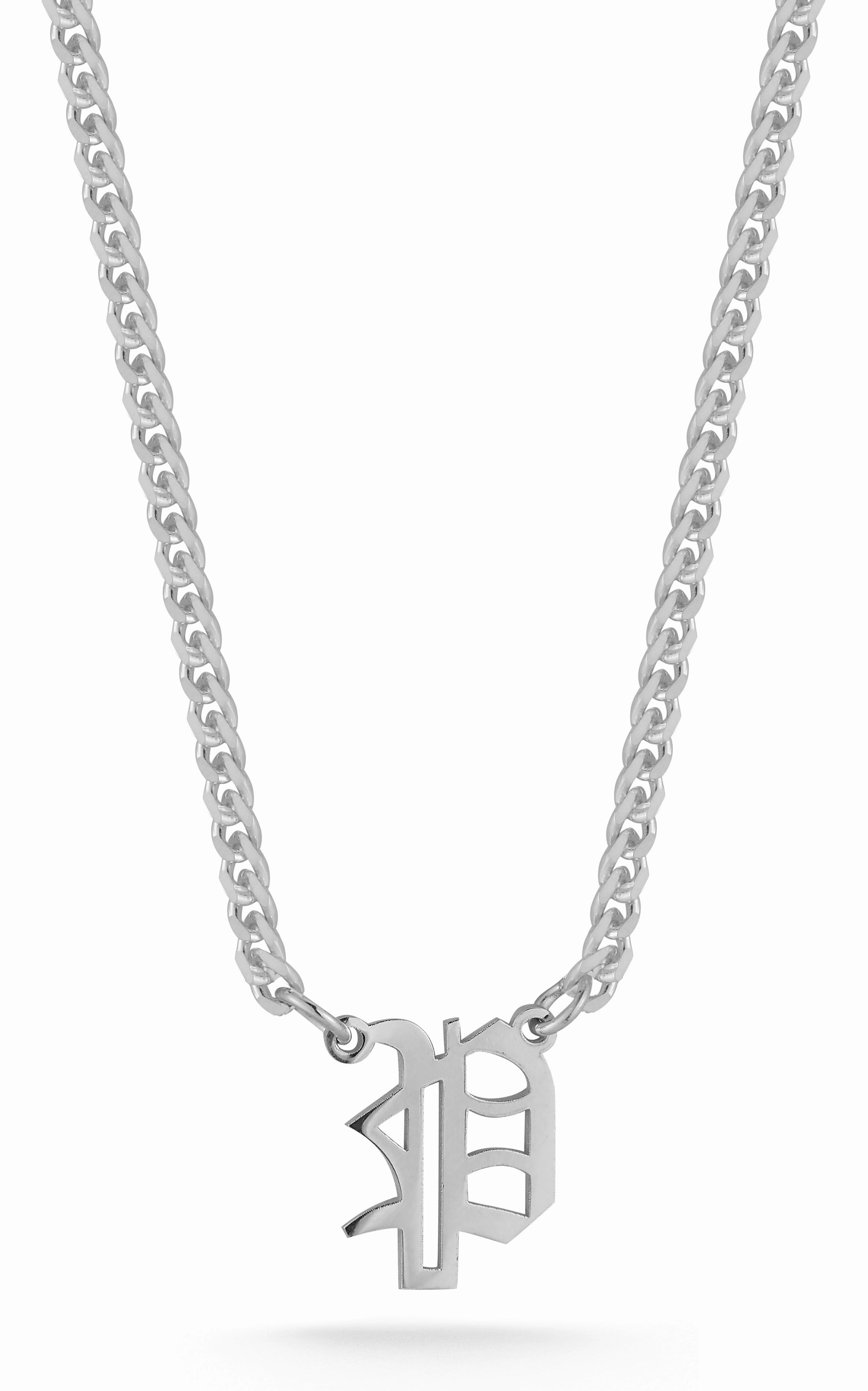Cuban Old English Necklace Superior Gift
