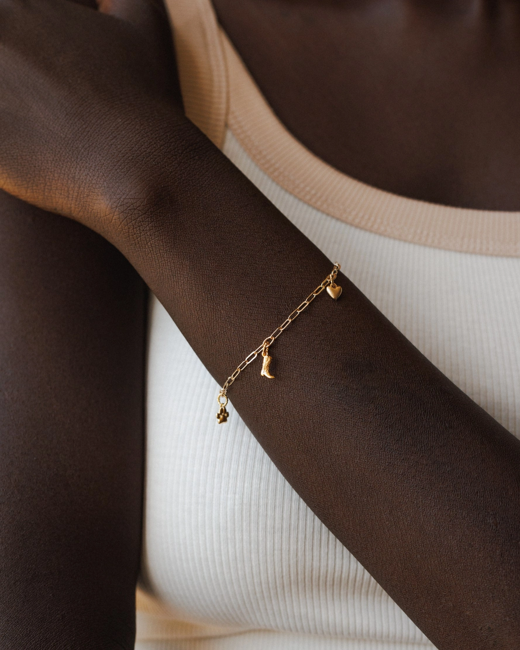 Custom Charm Bracelet Distinct Detail Gleaming Craft