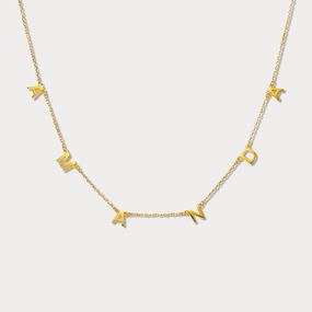 Custom Letter Necklace Gift For Wife