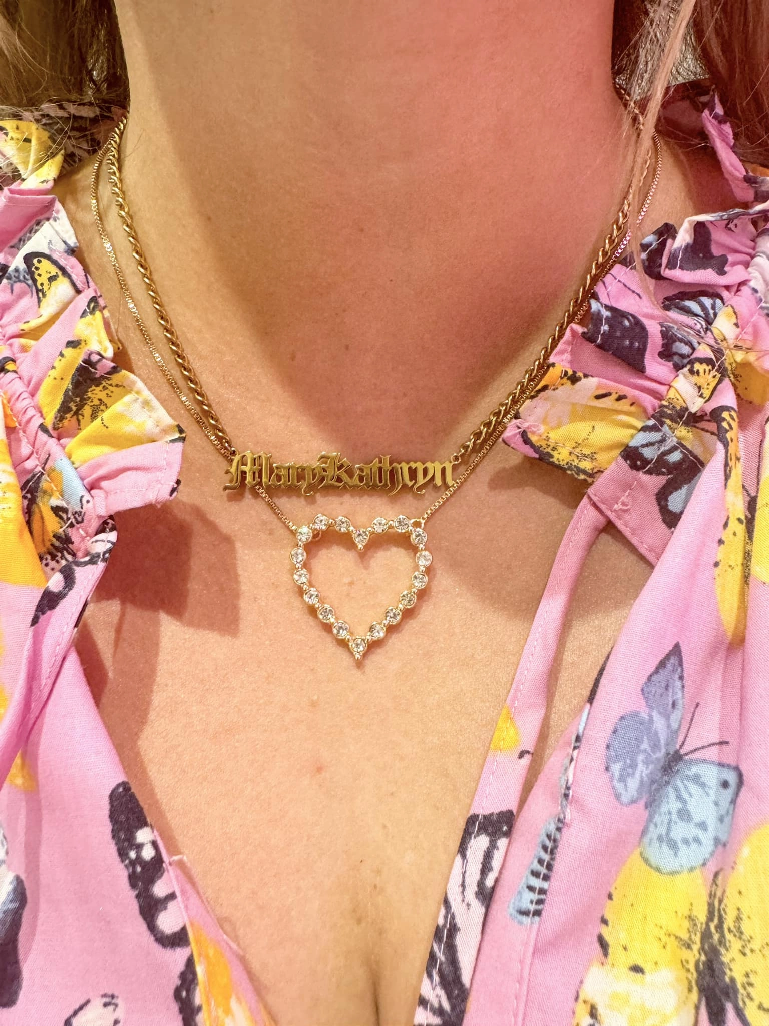 Custom Name Necklace Bohemian Charm