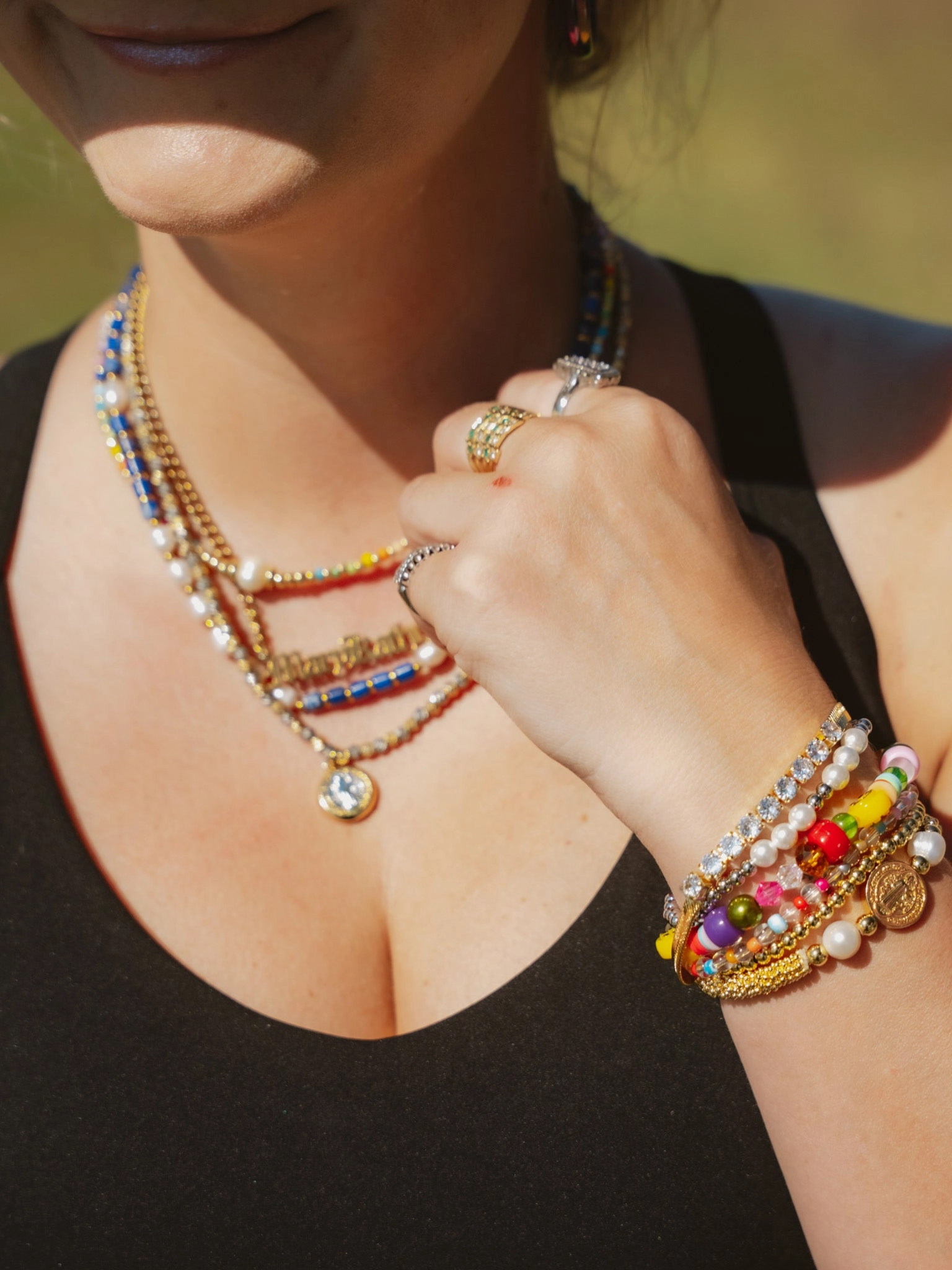 Custom Name Necklace Artisan Detail