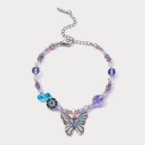 Czech Bead Butterfly Bracelet in demand
