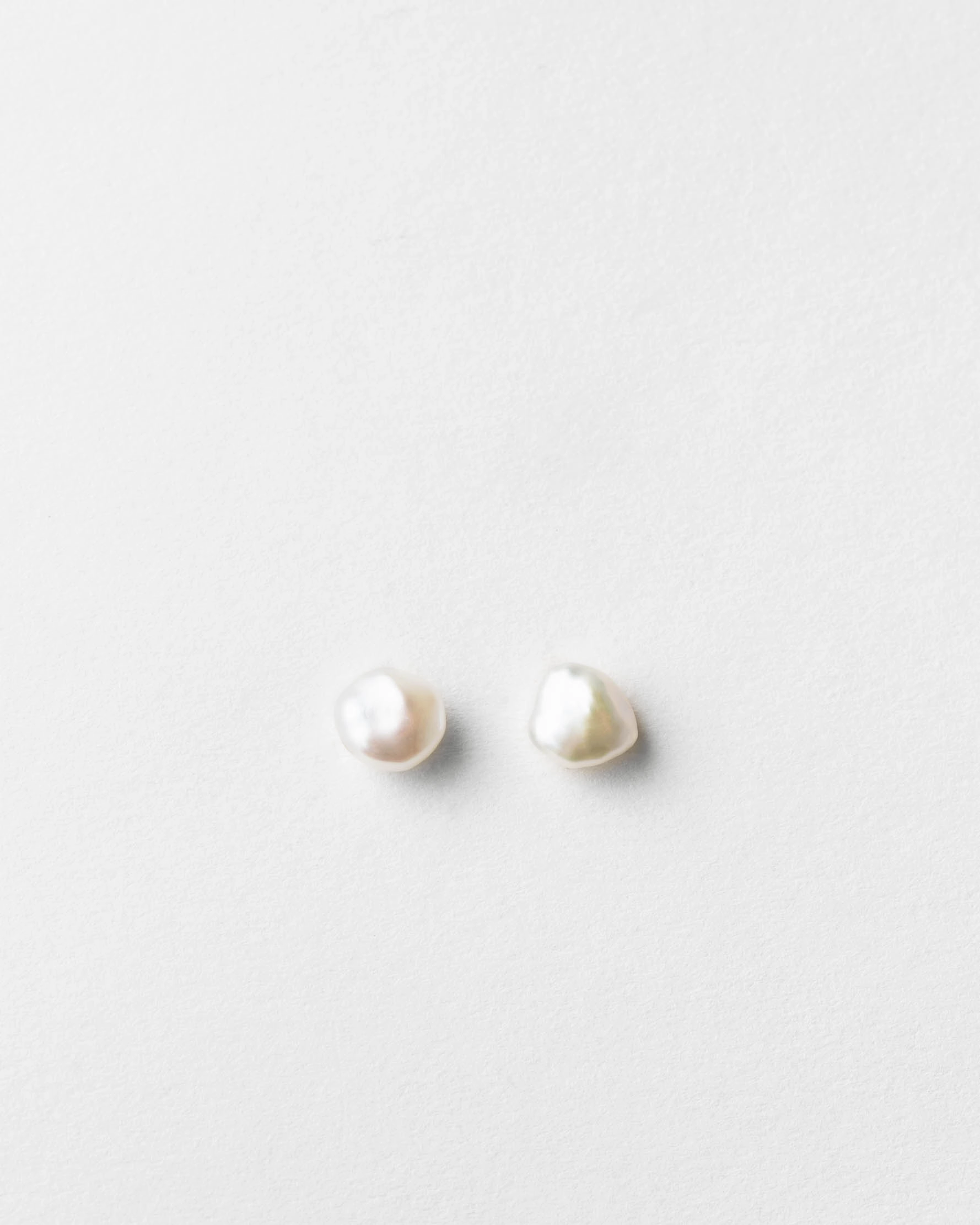Baroque Pearl Studs Timeless Shape