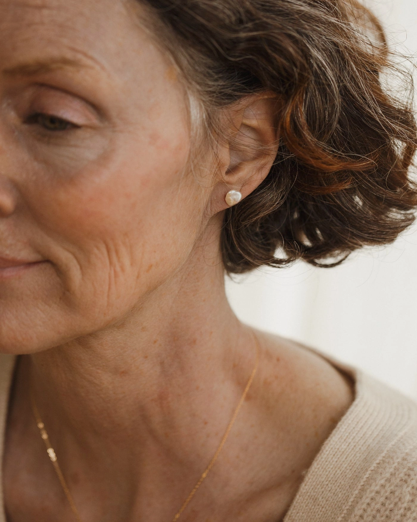 Cocktail Hour Baroque Pearl Studs