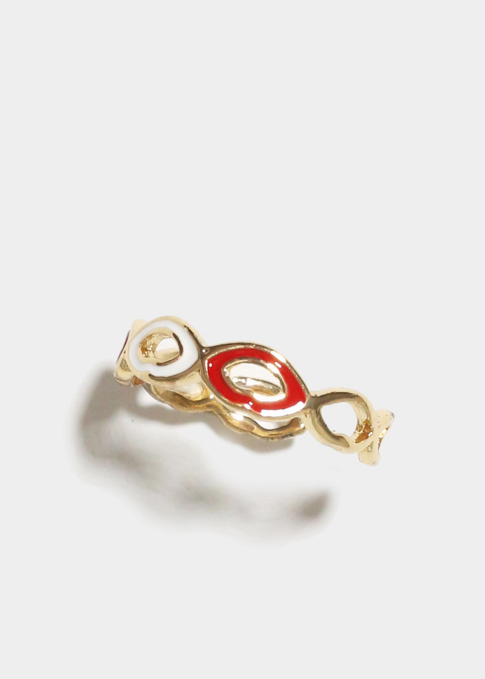 Bold Work Low-Cost Product Dainty Lips Ring