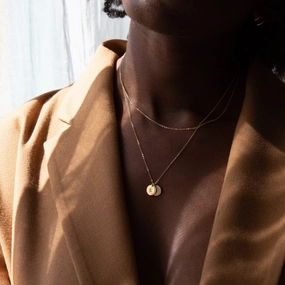 Vintage Accent Trendy Piece Dainty Chain   Lor Layered Set