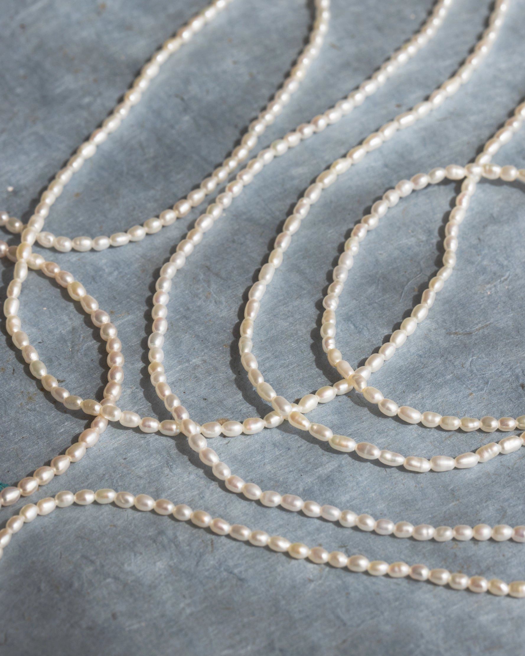 Bold Accent Classic Glow Mini Pearl Strand Necklace