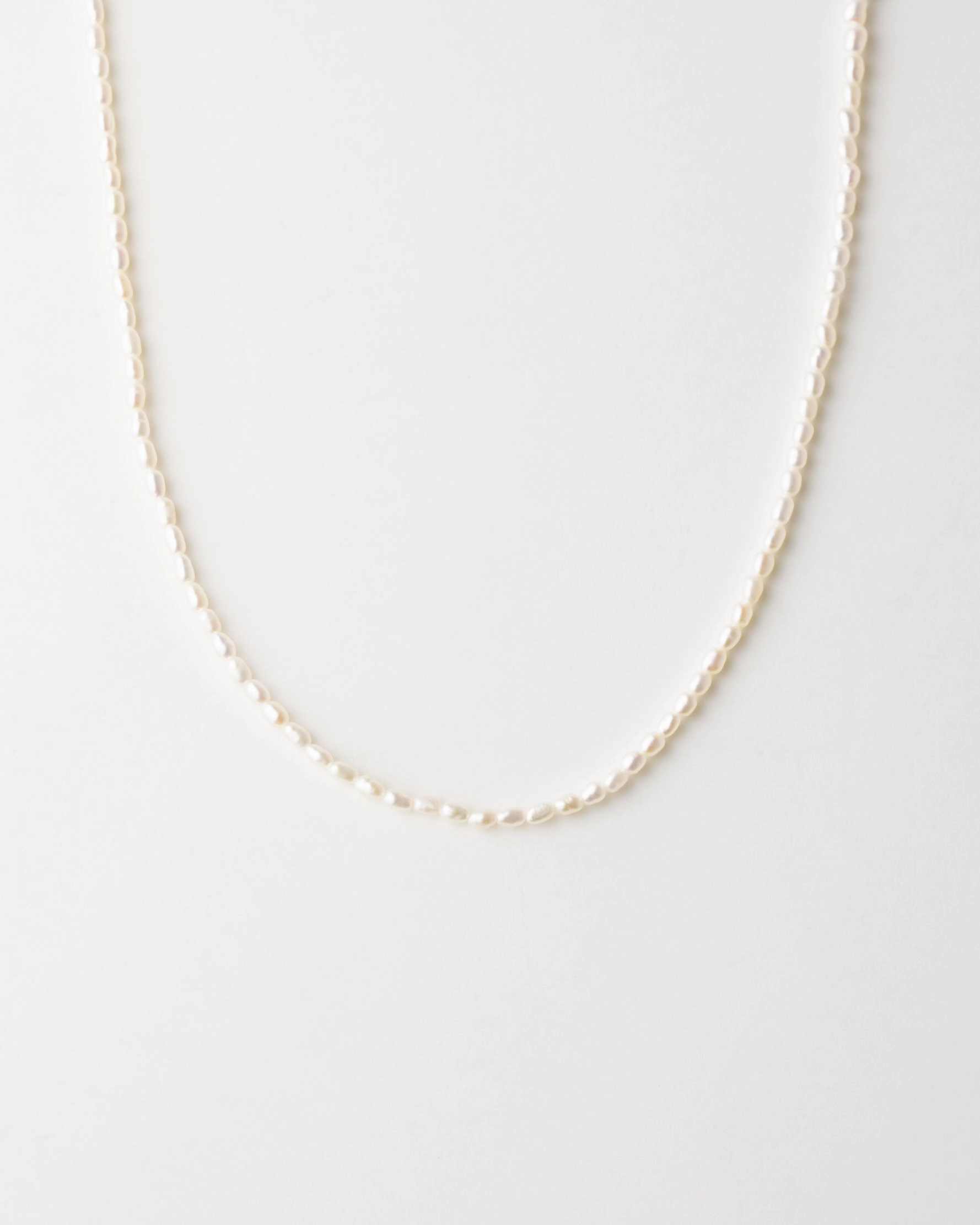 Dazzling Highlight Bold Pieces Design Mini Pearl Strand Necklace