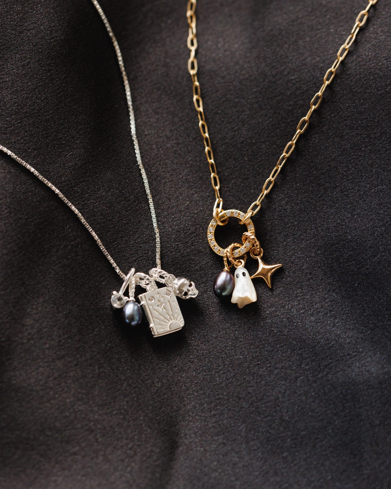 Flawless Radiance Fashion Treasures Baby Black Pearl Charm