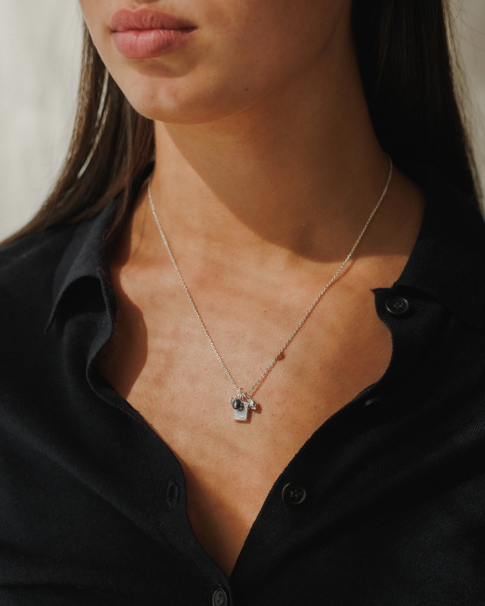 Finest Accent Subtle Beauty Baby Black Pearl Charm