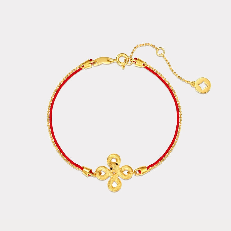 Chinese Knot Snake Red String Bracelet Artisan Flair
