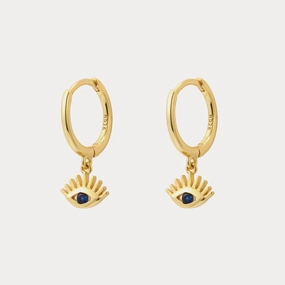 Devil Eye Earrings Evening Set Trendy Accent
