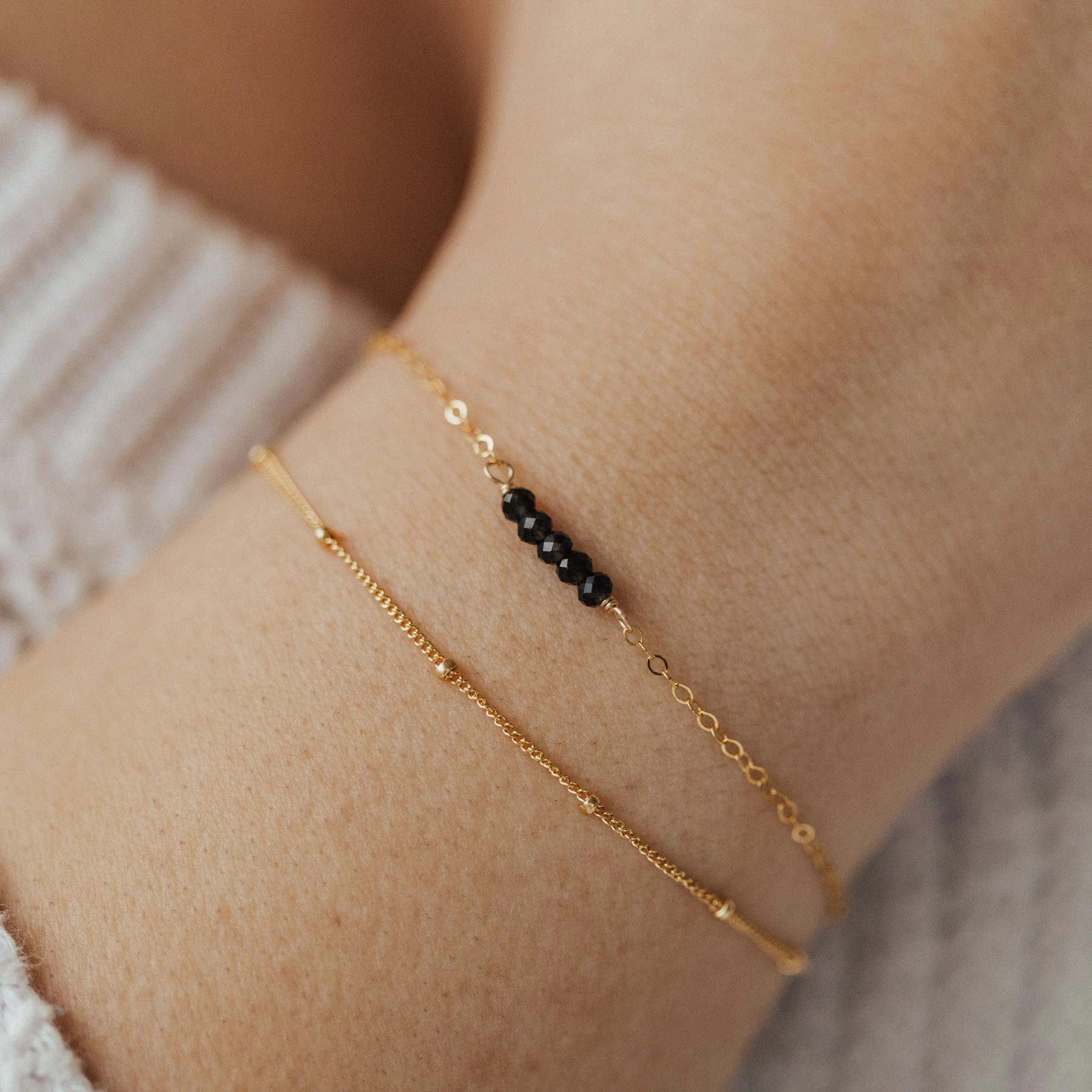 Dew Drops Chain Bracelet Intentionally Picked