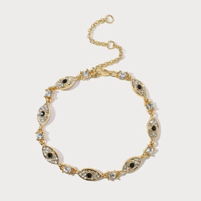 urban vibe Timeless Layer Diamond Evil Eye Bracelet
