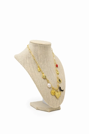 Texas Hold ??Em Charming Necklace Adorned Piece Anniversary Look