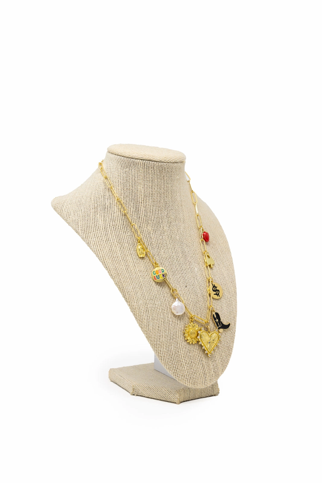 Texas Hold ??Em Charming Necklace Adorned Piece Anniversary Look