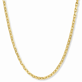 The Gold Anchor Necklace - Italian Collection Initial Adornment Best Accent
