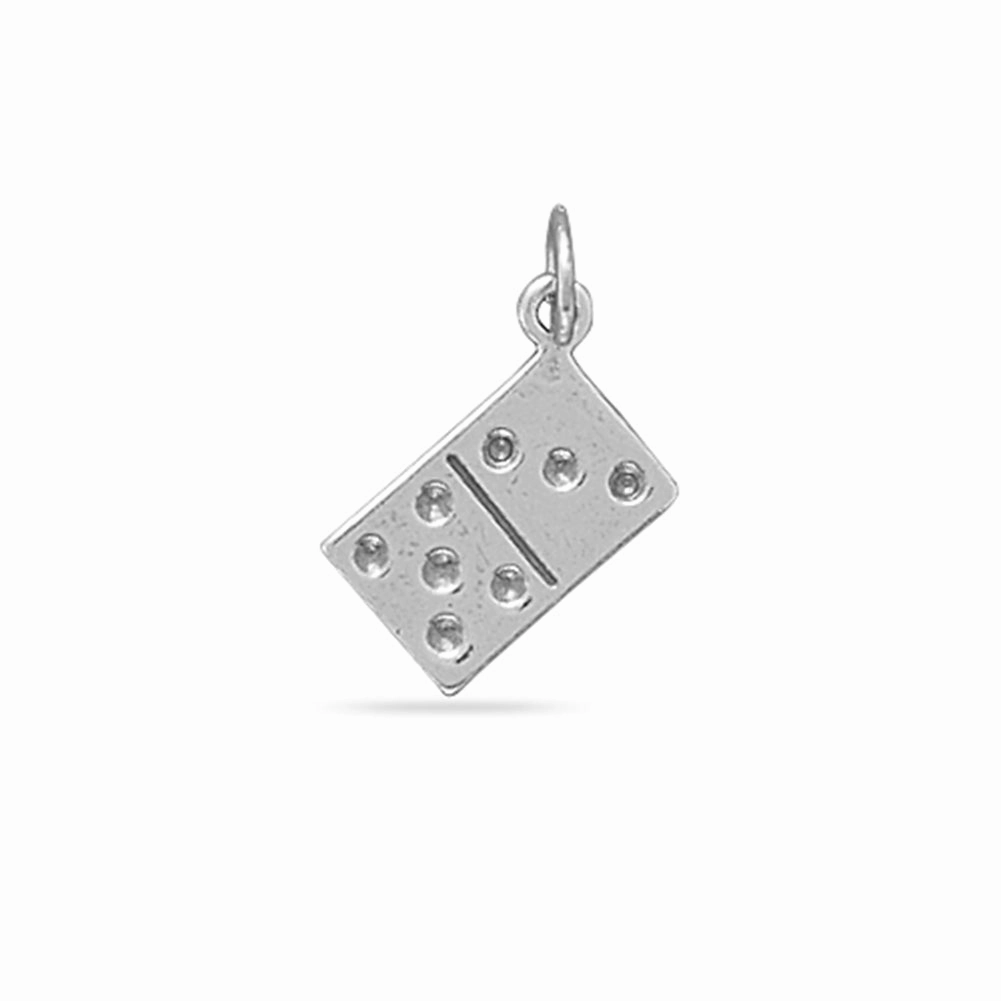 Domino Charm Sterling Silver Reversible daily pick