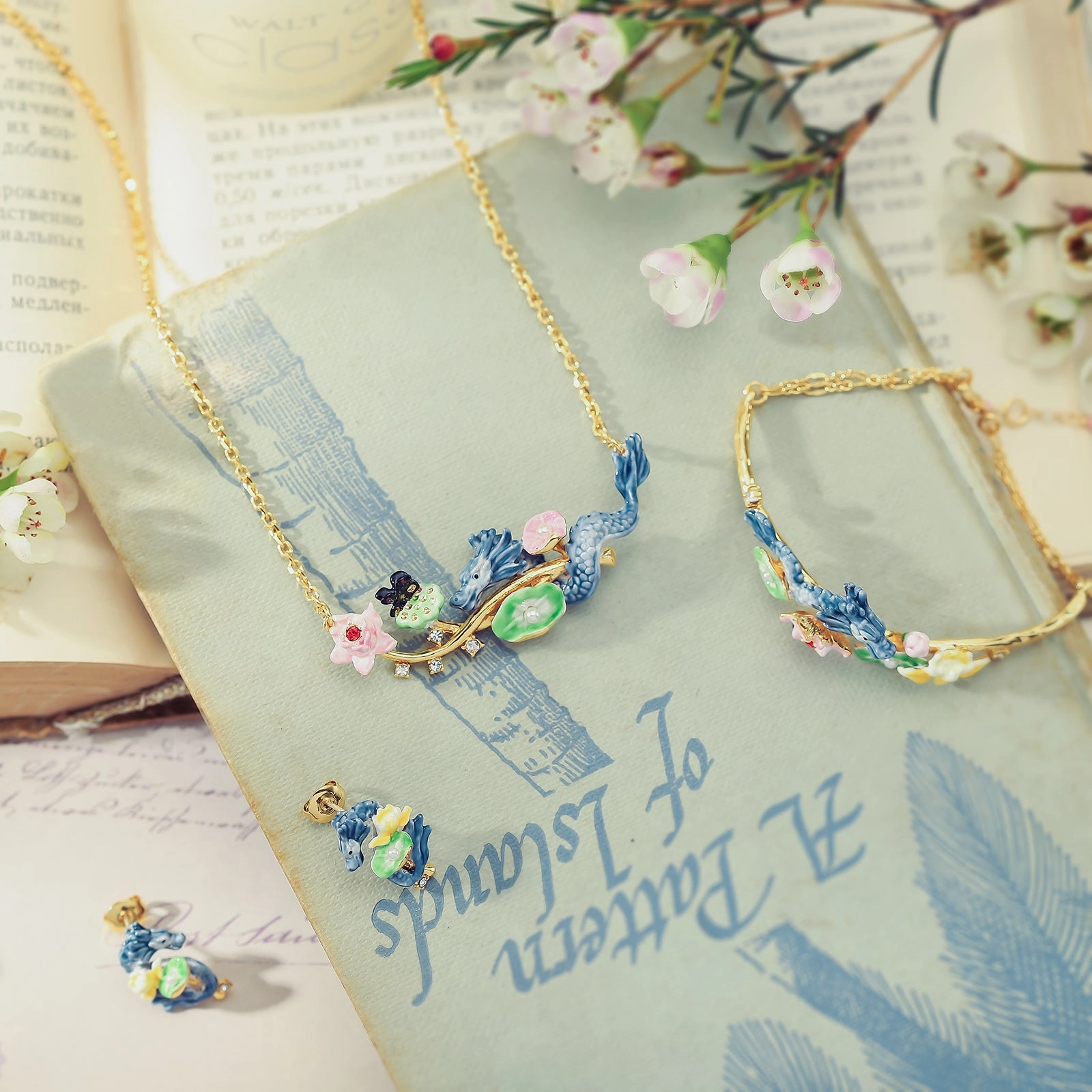 Handcrafted Touch Casual accessory Dragon Lotus Gift Set