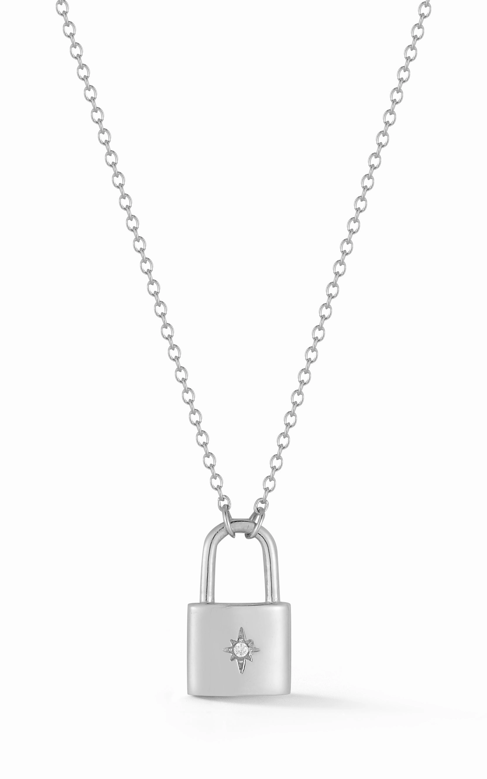 Padlock Pendant Necklace Sophisticated Look Value Accessory