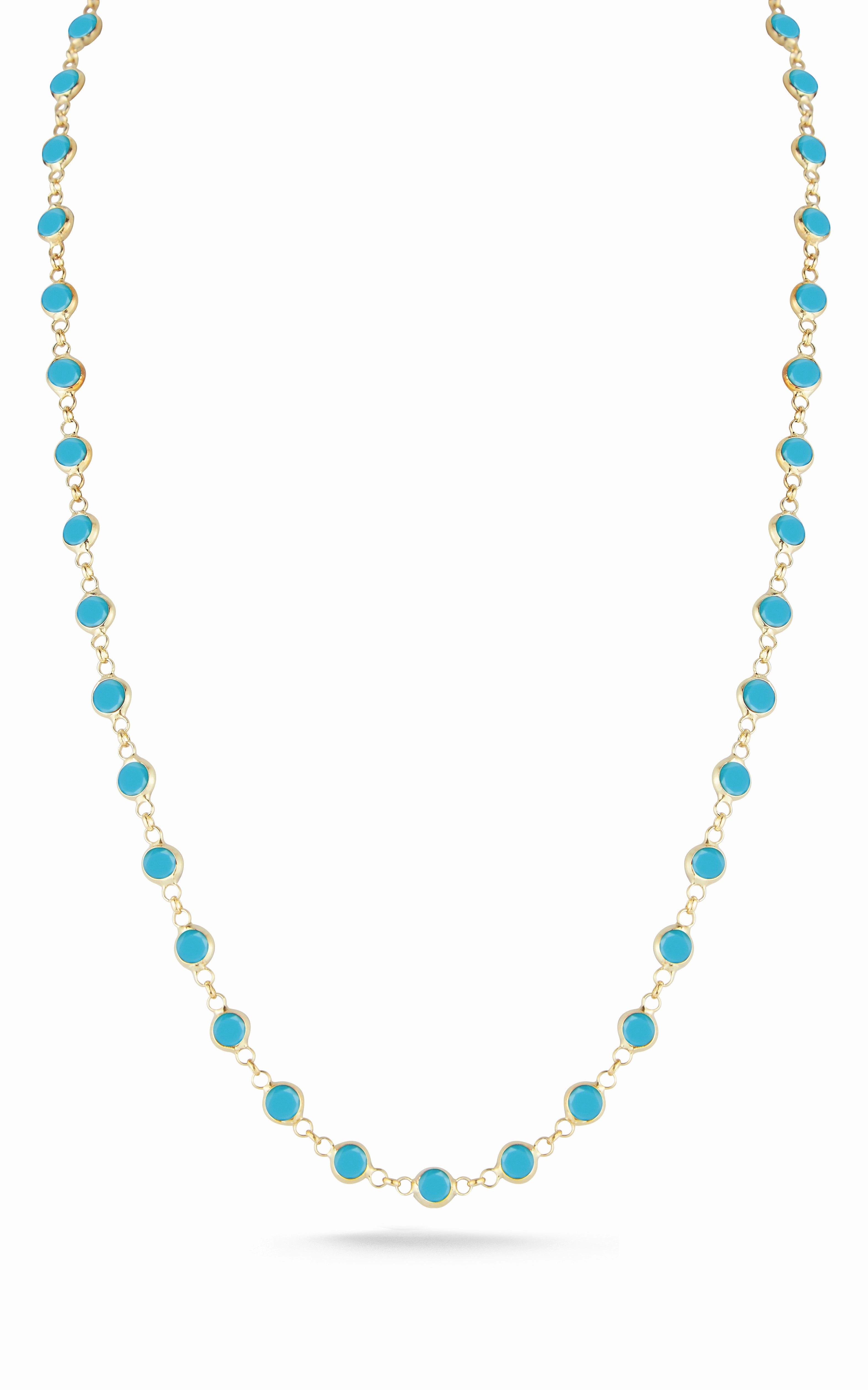 Continuous Bezel Necklace One Of A Kind Item