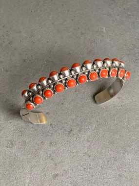Monochrome Look Timeless Mood Phillip Guerro Sterling Natural Mediterranean Coral Cuff