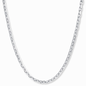 The Silver Anchor Necklace - Italian Collection Beaded Piece Romantic Style
