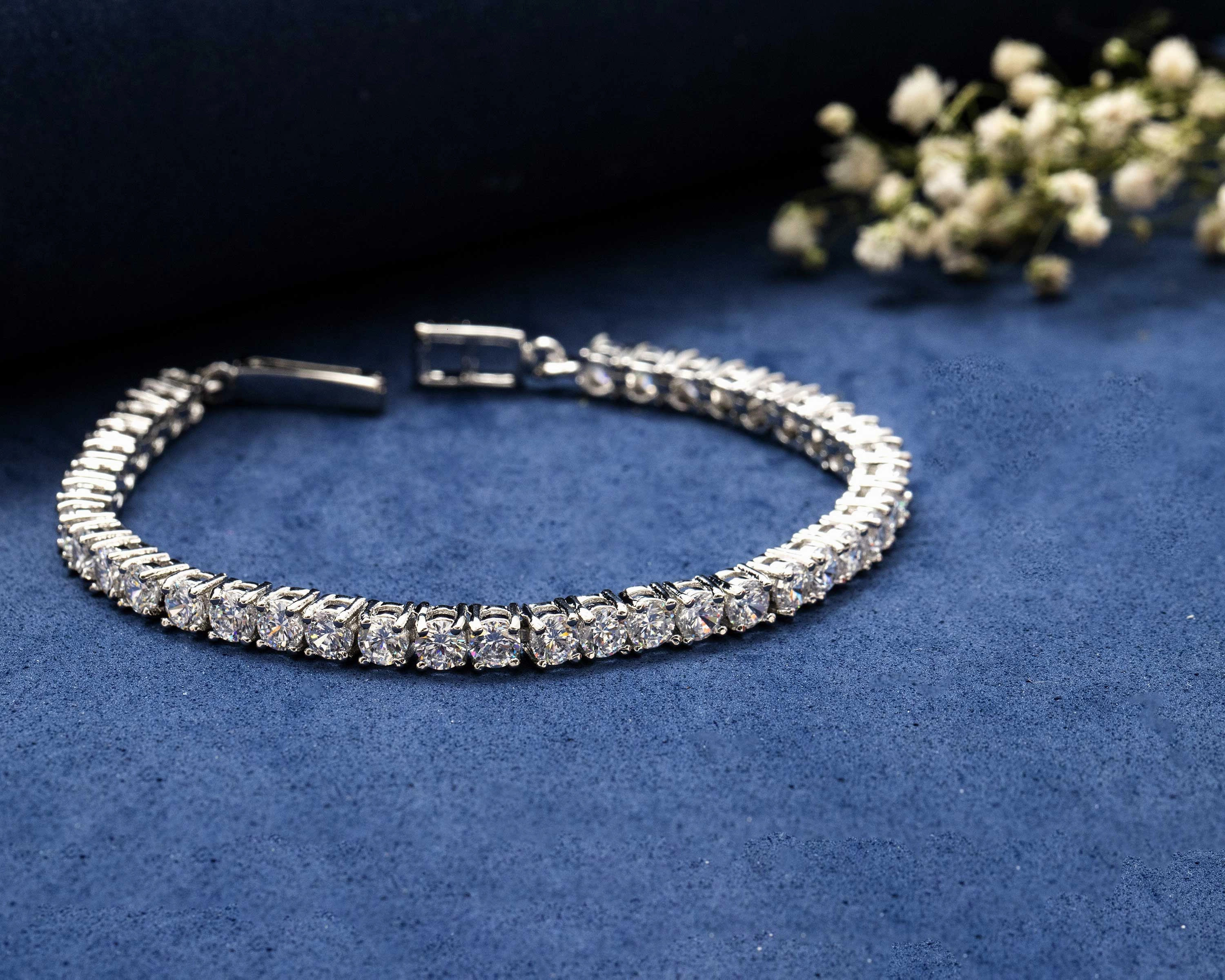 Classic Elegance Enduring Shine Solitaire tennis bracelet