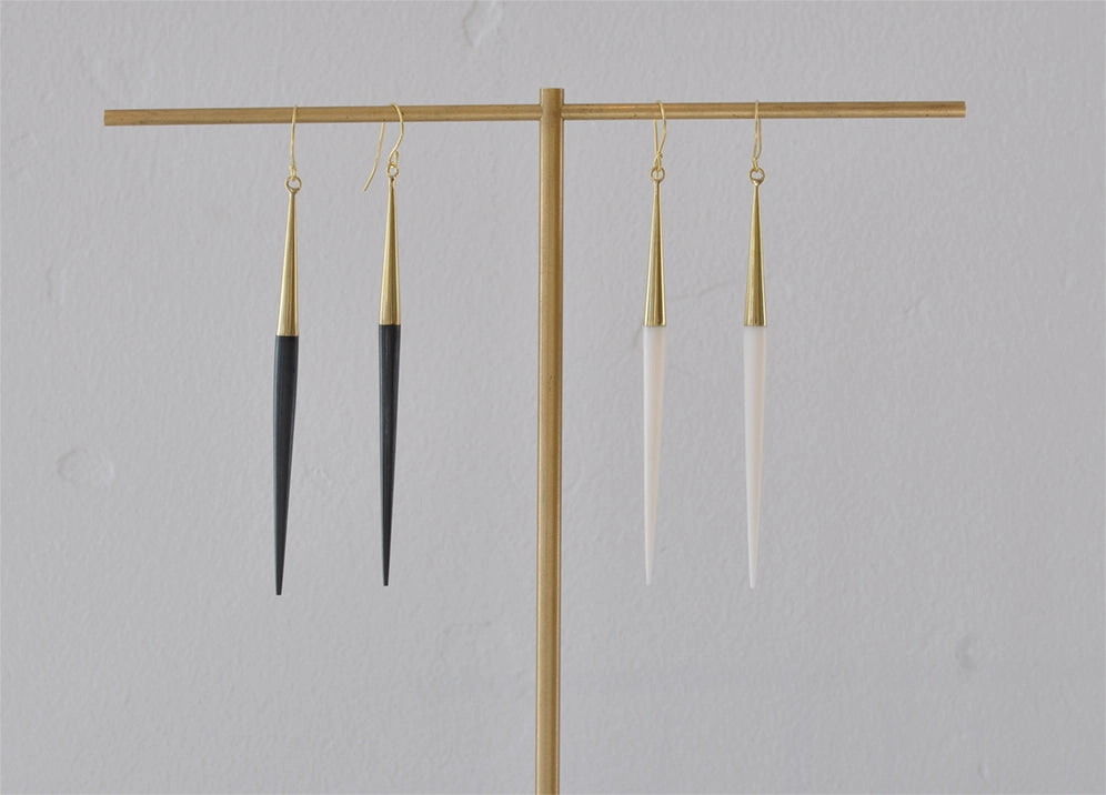 Comfortable Decor Embellished Decoration Capped Quill Earring