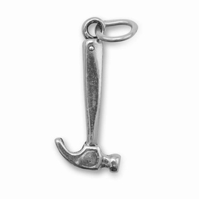 Timeless Spark Hammer Charm Sterling Silver