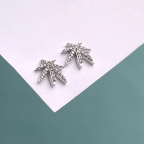 Dazzling Touch Brunch Outfit Herbal CZ unisex stud