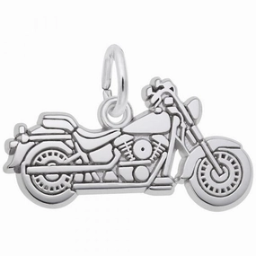 Bright Radiance Flat Motorcycle Charm