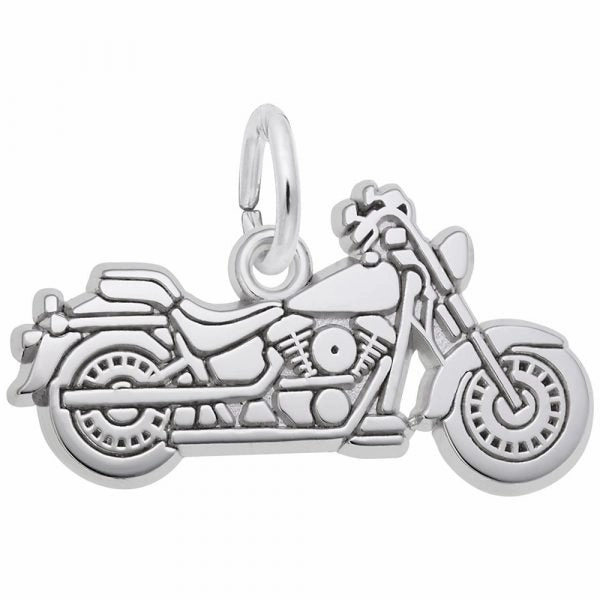 Bright Radiance Flat Motorcycle Charm