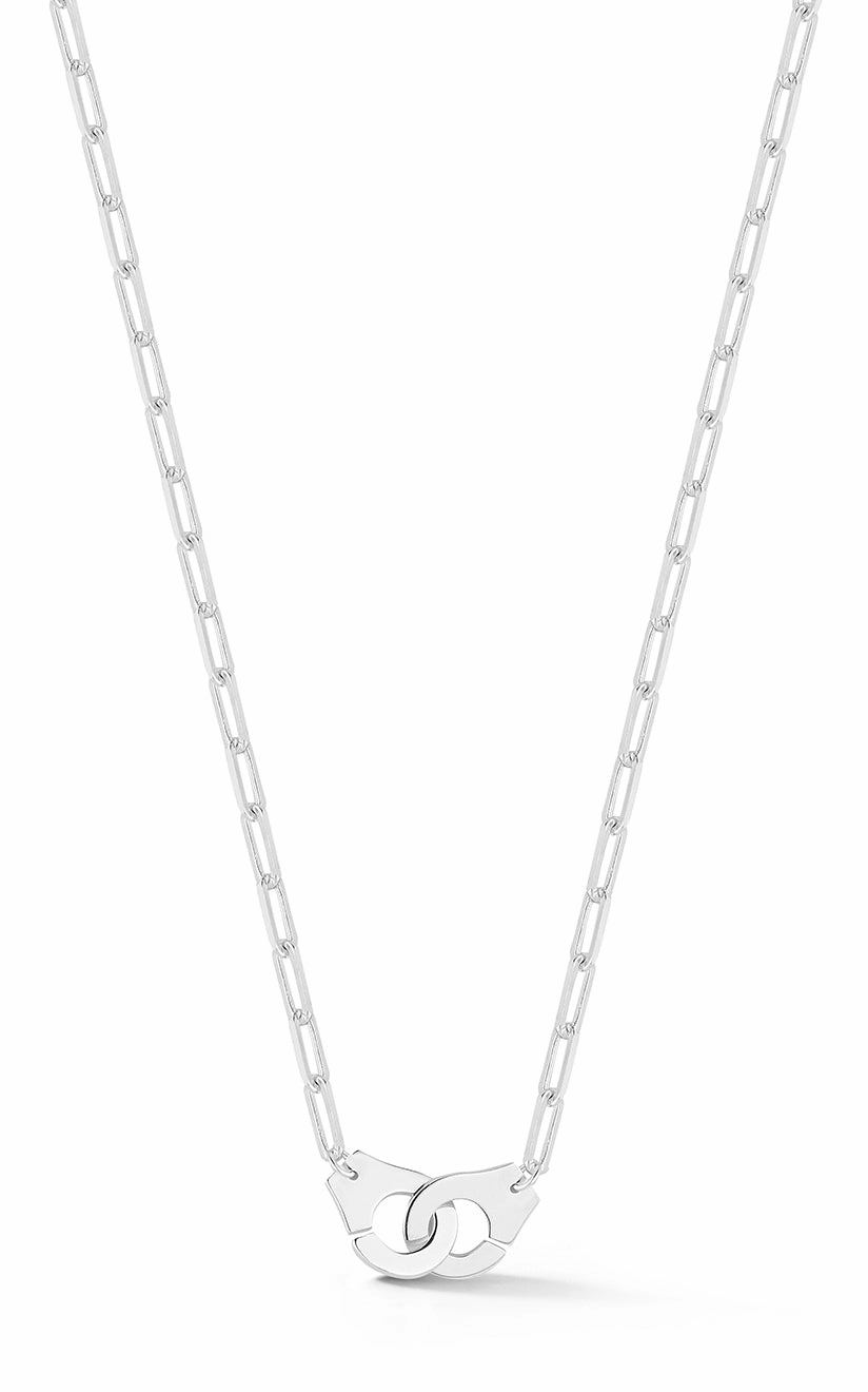 Handcuff Link Choker Necklace Unique Ornament