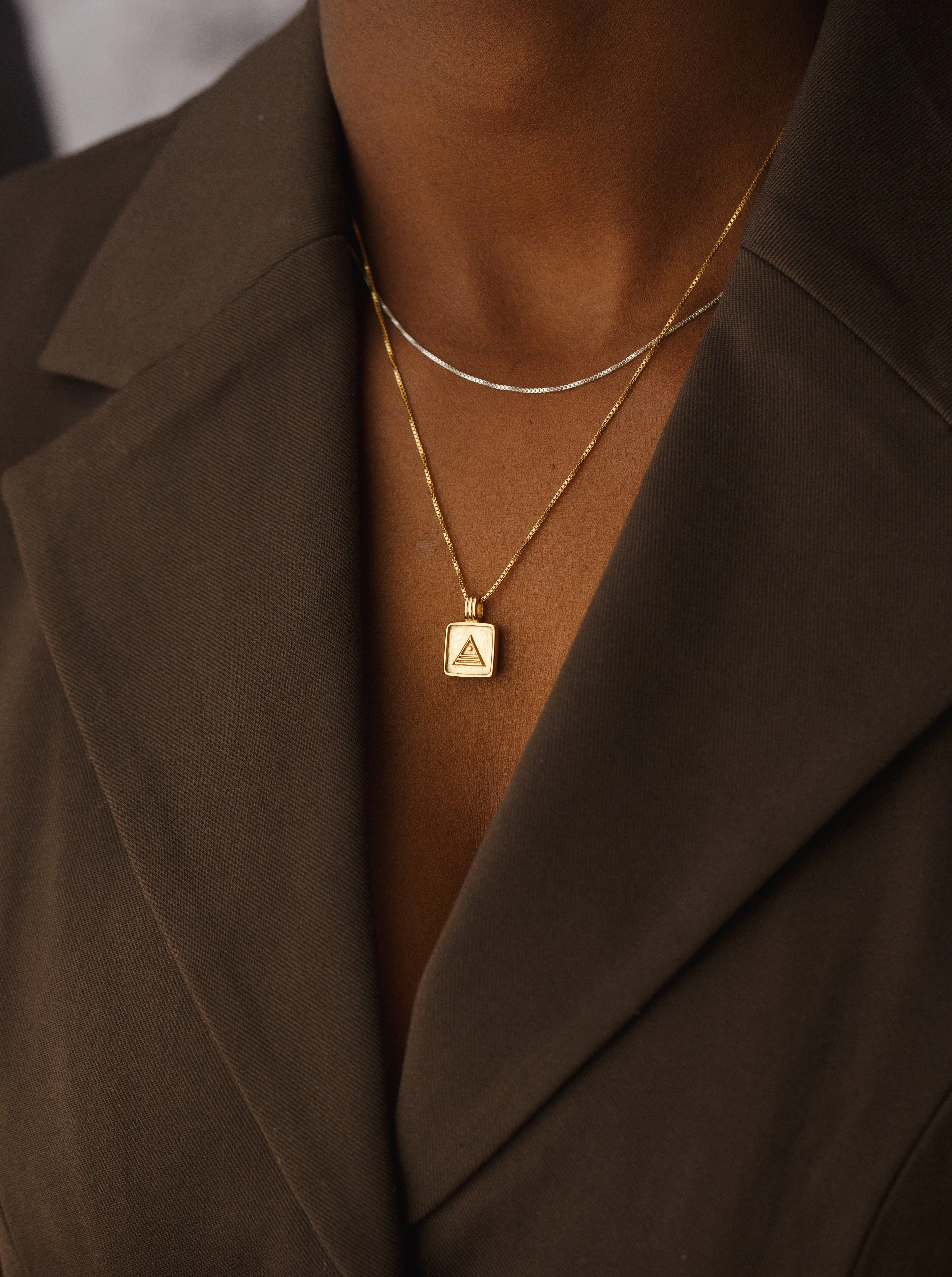 Enneagram Type Five Necklace Radiant Jewelry Look Modern Highlight