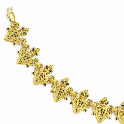 Jacqueline Kennedy Collection Bracelet French Herald  First Lady Jackie JBK Camrose and Kross 7" with 2" Extension Standard View Distinctive Artist